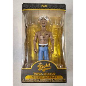 NEW Funko Pop Gold Series 1 Tupac Shakur Premium Vinyl Figurine